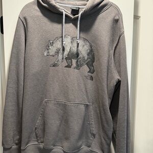 The North Face Charcoal Bear Print Hoodie
